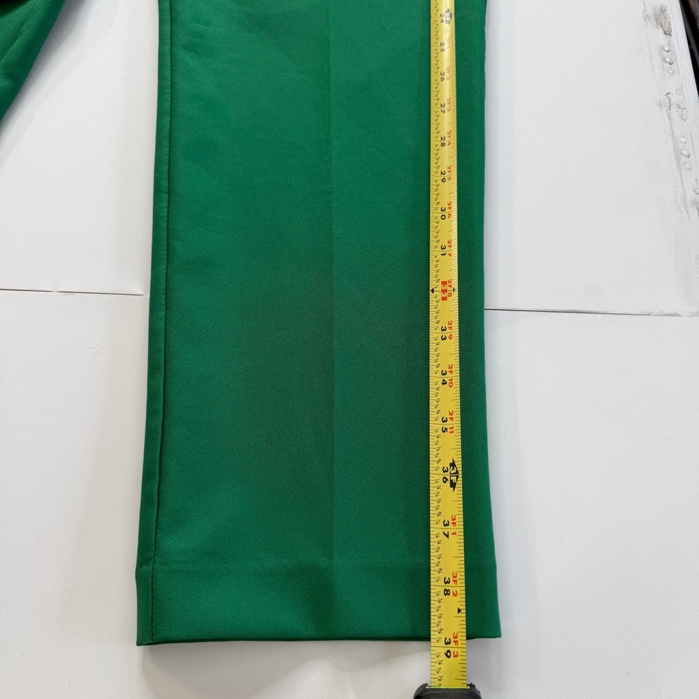 7th Avenue New York Green Belted Trousers Size 12 Average - Picture 12 of 16